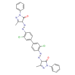 Chemical structure of Benzidine orange , CAS 3520-72-7, AChemBlock Z238423