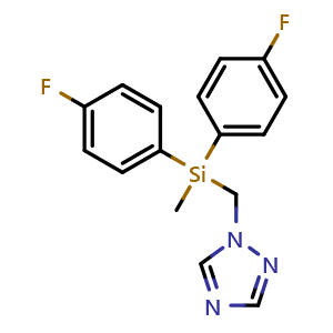 Chemical structure of Flusilazole , CAS 85509-19-9, AChemBlock Z238427