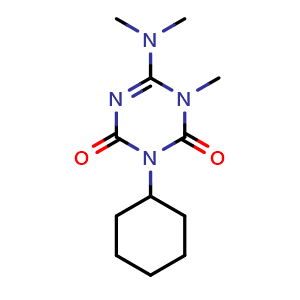 Chemical structure of Hexazinone , CAS 51235-04-2, AChemBlock Z238431