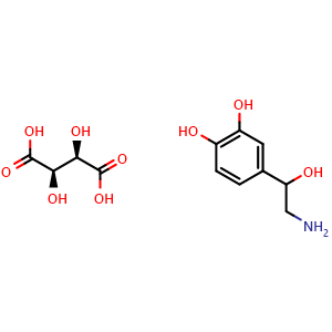 Norepinephrine bitartrate salt