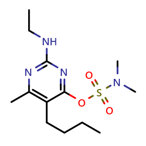 Chemical structure of Bupirimate , CAS 41483-43-6, AChemBlock Z238435