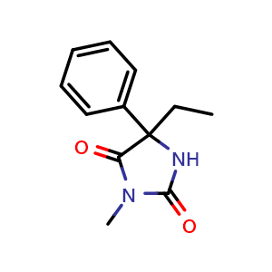 Chemical structure of Mephenytoin , CAS 50-12-4, AChemBlock Z238439