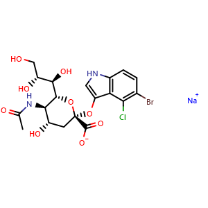 Chemical structure of X-NeuNAc , CAS 160369-85-7, AChemBlock Z238447