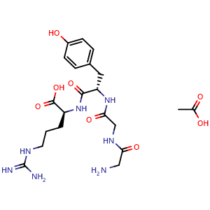 Chemical structure of Papain Inhibitor acetate , CAS 2760881-51-2, AChemBlock Z238448