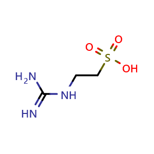 Chemical structure of Guanidinoethyl sulfonate , CAS 543-18-0, AChemBlock Z238453