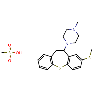 Chemical structure of Methiothepin mesylate , CAS 74611-28-2, AChemBlock Z238458