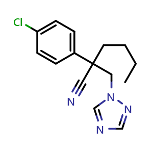 Chemical structure of Myclobutanil , CAS 88671-89-0, AChemBlock Z238462