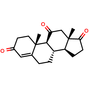 Chemical structure of Adrenosterone , CAS 382-45-6, AChemBlock Z238465