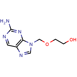 Chemical structure of Desciclovir , CAS 84408-37-7, AChemBlock Z238468