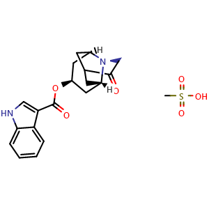 Chemical structure of Dolasetron Mesylate , CAS 115956-13-3, AChemBlock Z238471