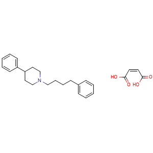 Chemical structure of 4-PPBP maleate , CAS 201216-39-9, AChemBlock Z238479