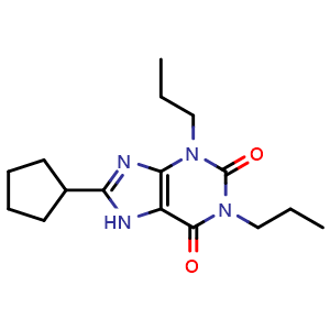 Chemical structure of DPCPX , CAS 102146-07-6, AChemBlock Z238483