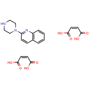 Chemical structure of Quipazine dimaleate , CAS 150323-78-7, AChemBlock Z238490