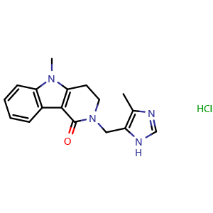 Chemical structure of Alosetron hydrochloride , CAS 122852-69-1, AChemBlock Z238507