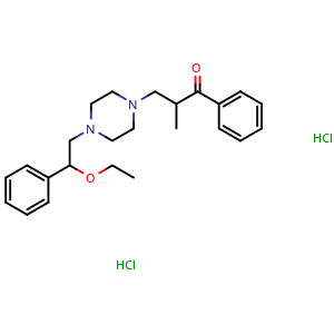 Chemical structure of Eprazinone dihydrochloride , CAS 10402-53-6, AChemBlock Z238537