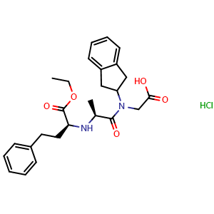 Chemical structure of Delapril hydrochloride , CAS 83435-67-0, AChemBlock Z238549