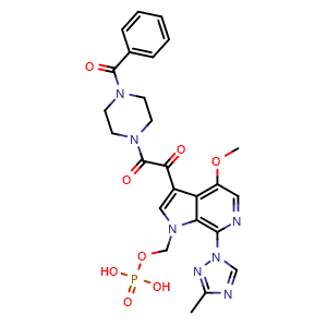 Chemical structure of Fostemsavir , CAS 864953-29-7, AChemBlock Z238560
