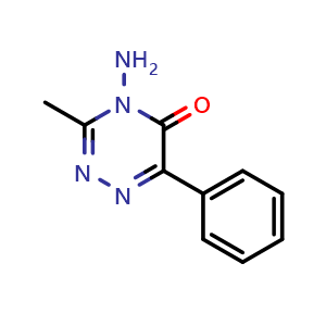Chemical structure of Metamitron , CAS 41394-05-2, AChemBlock Z238611