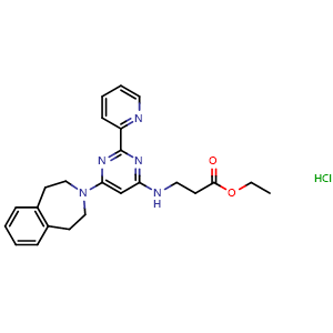 Chemical structure of GSK-J4 hydrochloride , CAS 1797983-09-5, AChemBlock Z238626