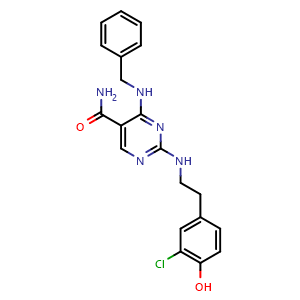 Chemical structure of AS1517499 , CAS 919486-40-1, AChemBlock Z238634