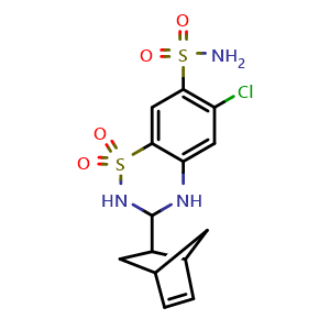 Chemical structure of Cyclothiazide , CAS 2259-96-3, AChemBlock Z238643