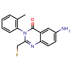 Chemical structure of Afloqualone , CAS 56287-74-2, AChemBlock Z238662