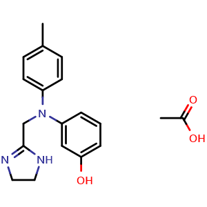 Chemical structure of Phentolamine acetate , CAS 249607-96-3, AChemBlock Z238663