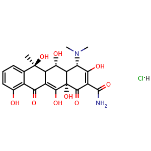 Chemical structure of Aquacycline , CAS 423769-22-6, AChemBlock Z238667