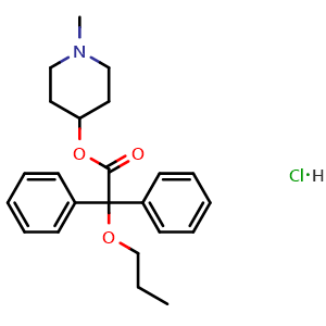 Chemical structure of Propiverine hydrochloride , CAS 54556-98-8, AChemBlock Z238672