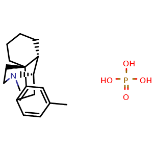 Chemical structure of Dimemorfan phosphate , CAS 36304-84-4, AChemBlock Z238673