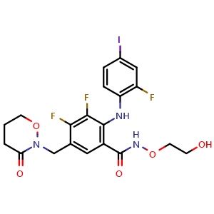 Chemical structure of RO4987655 , CAS 874101-00-5, AChemBlock Z238692