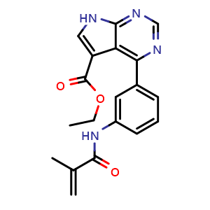 Chemical structure of JAK3-IN-6 , CAS 1443235-95-7, AChemBlock Z238694