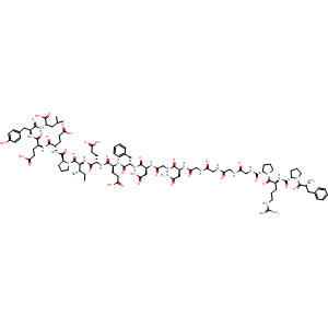 Chemical structure of Bivalirudin , CAS 128270-60-0, AChemBlock Z238696
