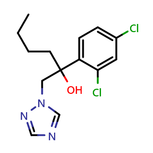 Chemical structure of Hexaconazole , CAS 79983-71-4, AChemBlock Z238705