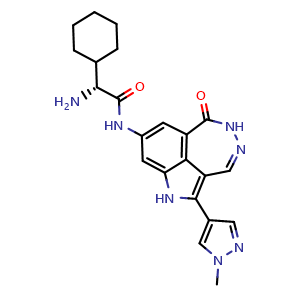 Chemical structure of PF 477736 , CAS 952021-60-2, AChemBlock Z238713