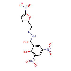 Chemical structure of Nifursol , CAS 16915-70-1, AChemBlock Z238723