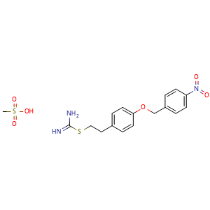 Chemical structure of KB-R7943 mesylate , CAS 182004-65-5, AChemBlock Z238725