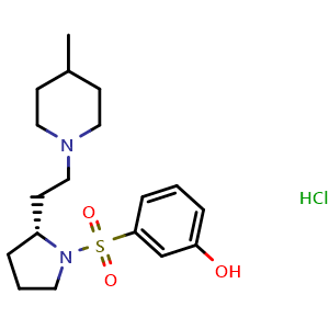 Chemical structure of SB-269970 hydrochloride , CAS 261901-57-9, AChemBlock Z238770