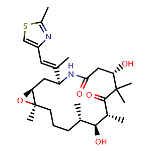 Chemical structure of Ixabepilone , CAS 219989-84-1, AChemBlock Z238790