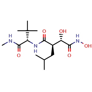 Chemical structure of Marimastat , CAS 154039-60-8, AChemBlock Z238792
