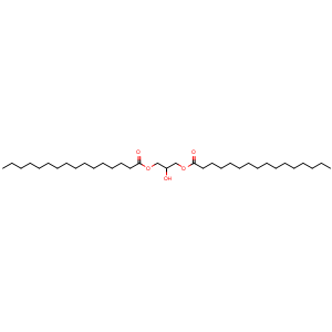 Chemical structure of Dipalmitin , CAS 26657-95-4, AChemBlock Z238802