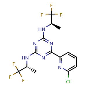 Chemical structure of Vorasidenib , CAS 1644545-52-7, AChemBlock Z238821