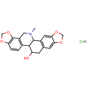 Chemical structure of Chelidonine hydrochloride , CAS 4312-31-6, AChemBlock Z238824