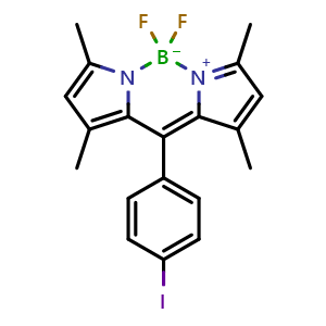 5,5-Difluoro-10-(4-iodophenyl)-1,3,7,9-tetramethyl-5H-4l4,5l4-dipyrrolo[1,2-c:2',1'-f][1,3,2]diazaborinine