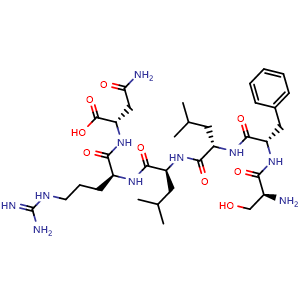 Chemical structure of TRAP-6 , CAS 141136-83-6, AChemBlock Z238842