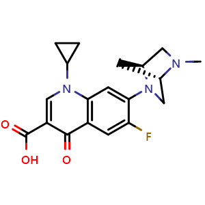 Chemical structure of Danofloxacin , CAS 112398-08-0, AChemBlock Z238852