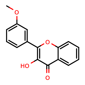 Chemical structure of 3'-Methoxyflavonol , CAS 76666-32-5, AChemBlock Z238859