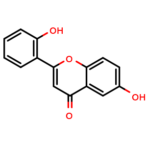 Chemical structure of 6,2'-Dihydroxyflavone , CAS 92439-20-8, AChemBlock Z238871