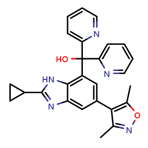 Chemical structure of Alobresib , CAS 1637771-14-2, AChemBlock Z238883