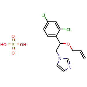 Chemical structure of Imazalil sulfate , CAS 58594-72-2, AChemBlock Z238904